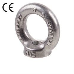 Ringmuttern DIN 582, Edelstahl rostfrei, geschmiedet, mit CE-Kennzeichen, Produktphoto