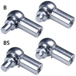 Winkelgelenke DIN 71802 mit Nietzapfen, Stahl verzinkt, Produktphoto