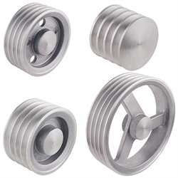 Keilriemenscheiben aus Aluminium-Guss, Profil B, SPB und XPB (17), 4-rillig, Produktphoto