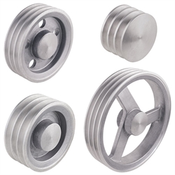 Keilriemenscheiben aus Aluminium-Guss, Profil A, SPA und XPA (13), 3-rillig, Produktphoto